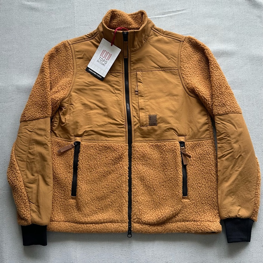 Topo Designs Tan Fleece Jacket